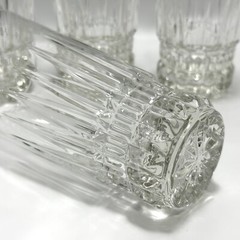 Cristal D’Arques-Durand Villeneuve Crystal Tumblers Coolers 6 3/8″ Set of 4