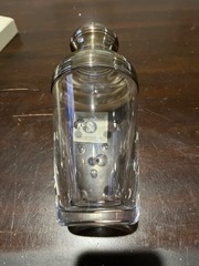 Vintage saint louis shaker silver plated measure 8in by 4ins