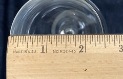 4 Schott Zwiesel Wine Glasses Carisma Platinum Blown Glass Vintage Discontinued