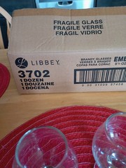 12 Libbey 5 1/2 oz. Brandy Snifters # 3702 Case of 12 New In Box.