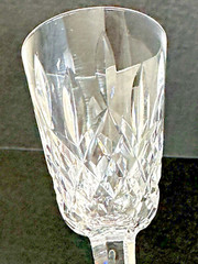 Waterford Crystal Lismore Claret Wine Glasses Set of 4 Vertical Cut On Bowl