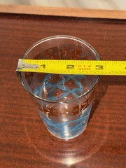 Vintage Federal Glass mid-century modern atomic design tumbler.