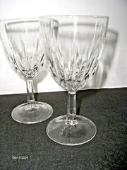 VINTAGE (4) CRYSTAL ETCHED CUT GLASS CORDIAL SHERRY 1 oz. STEMWARE