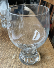 Bohemian Czech Crystalex glasses by Patel Hlava of Novy Bor set of 4 clear VTG