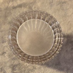 Antique EAPG Beaded Arches Glass Pickle Castor Insert Clear Victorian c1890
