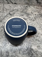 Starbucks Royal Queen Face Mug Blue Gold 14oz Ceramic Coffee Cup Art Modern 2022