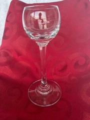 Vtg. Tall Cordial / Liqueur Glass – Clear Stemware, Elegant Modern 6″ (NAT 103)