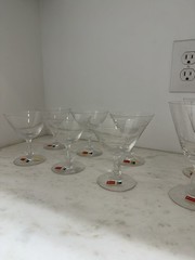 Vintage Fostoria Pine MCM Glasses set of 20!! NEW WITH TAGS