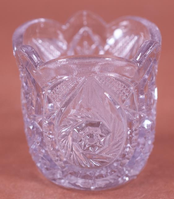 EAPG US Glass No. 15101 Comet Buzz star Toothpick 1907 Sun Purple
