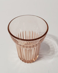 VTG Pink Queen Mary Tumbler 3.5″ 5 oz. Juice Depression Glass 1936-1949
