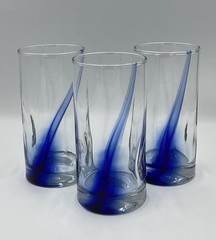 Libbey Blue Ribbon Impressions 16.75oz Highball Glasses – Set of 3