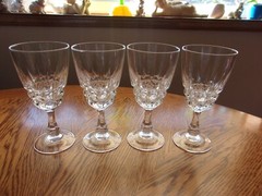 Wine Cristal D’Arques Pompadour Crystal Blown – Set of 4