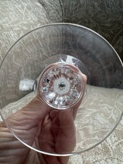 Cristal d’Arques Longchamp Martini Glass Set of 2 28 cl Crystal 25th Anniversary
