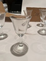 10 Cordial Glasses – Clear 4 Inches Simple