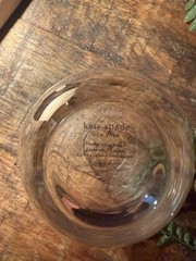 Kate Spade Larabee Dot Stemless Lead Crystal Wine Glass