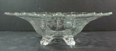 Cambridge Chantilly Martha 445 Glass 4 Toed Flared Bowl Made in USA