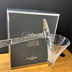 Waterford Crystal Celebration Joy Edition Toasting Flutes Set Of 2 With Box