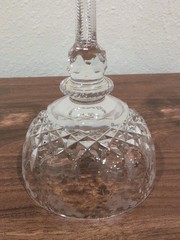 Rogaska Crystal GALLIA 5.75″ Champagne Sherbet Glass Star Cross Base Flaw