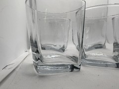 5 Libbey 12.5 OZ Rocks Double Old Fashioned Glasses heavy clear glass whiskey