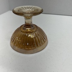 Vintage – Depression Glass Carnival Marigold Champagne Coupe Dessert Glassware