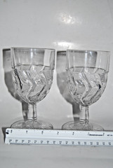 Set of 5 EAPG Water Goblets – Jones, Cavitt & Co No. 126 Pennsylvania Pattern