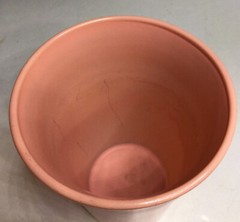 Hazel Atlas Moderntone Platonite Flat Tumblers Pastel Pink 9 Oz Vtg Set Of 2