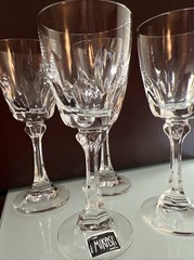 Set Of 4 Fair Lady Crystal Cordial Glasses By Mikasa