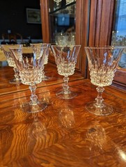 3 NOS Cristal d’Arques Durand Tuileries 5 1/8″ Tall Villandry 4 Oz Wine Glasses