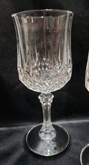 Vintage Cristal D’Arques-Durand Longchamp Crystal Wine Glasses 6.5”H Set Of 3