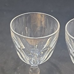 2 Cristal D’arques Durand Washington Cordial Sherry Glasses. Mint Cond. 4⅛» Tall