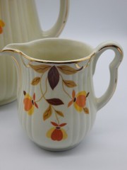 HALL Superior Quality Autumn Leaf Coffee, Cream & Sugar Set (TF940)