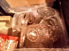 Clear Glass Assorted Drinkware Lot – Mixed Goblets, Cups & Small Glasses