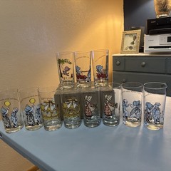Vintage Holly Hobbie Set of 11 Tumblers, 1973, American Greetings, 12 oz.