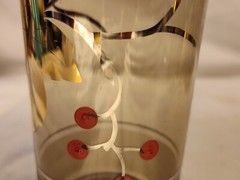 MCM Drinking Glasses Holly Set Of 6 Highball