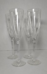 Mikasa – Apollo Pattern – Champagne Flutes – Set of 4