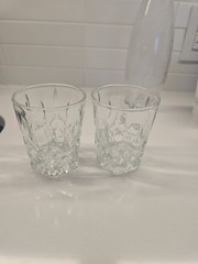 Edinburgh International Crystal Set of 2 Whiskey Glasses Tumblers 4″