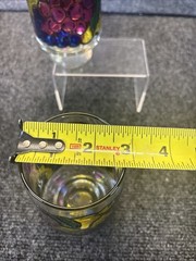 2~Vtg~Libbey «Fruit Panorama» Stained Glass Fruit Tumblers~12oz