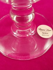 NEW Princess House Heritage #450 Parfait Hurricane Dessert Glasses Set of 4 NIB