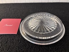 Baccarat Crystal Bottle Coaster D: 13.5 Cm