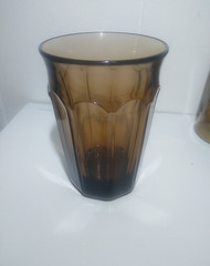 Set of 2 Noritake Provincial Brown 4 5/8 Inch Tumblers Excellent Condition