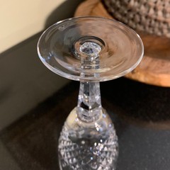 Waterford Colleen Tall Stem 7 3/8″ Fluted Champagne Glass Gothic Mark Ireland