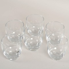 Baccarat France PERFECTION Group of (6) Crystal Tumblers 6-oz. Circa 1933