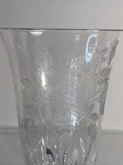 Duncan Miller Wild Rose Ice Tea Footed Glass