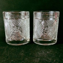 RALPH LAUREN SAFARI DOUBLE OLD FASHIONED GLASSES, 4 1/8″, 12 Oz, 2PCS