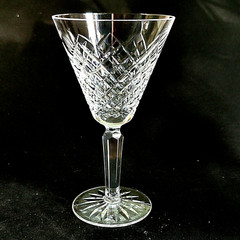 WATERFORD TEMPLEMORE CLARET WINE GLASS, Cut Lead Crystal, 6 1/2″, 8 Oz, IRELAND