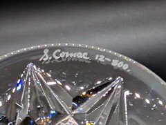 Tyrone Crystal Lead Crystal Goblet – Signed S. Cormac, Limited Edition 12/500 –