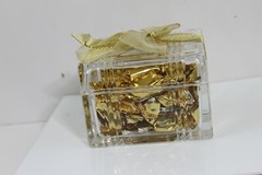 CRYSTAL TEMPTATIONS 24% PREMIUM CRYSTAL TRINKET BOX WITH CANDY 4″
