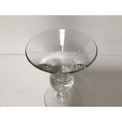 Vintage Clear Aperitif or Liqueur Glass, Barware Glass, Dessert Glassware