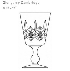 Set 10 Stuart Crystal Glengarry Cambridge Cordials 3⅛″ England 60s VTG