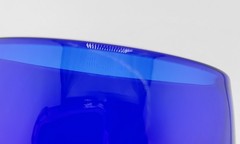 Vintage Mosser Cobalt Blue Glass Georgian 4″ Tall Drinking Glass